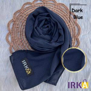 Dotted Party Hijab - Dark Blue