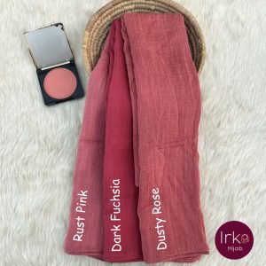 Pulpy Cotton Hijab - Dark Fuchsia