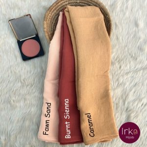 Pulpy Cotton Hijab - Burnt Sienna
