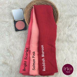 Pulpy Cotton Hijab - Salmon Pink