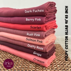 Large size (90*45) Pulpy cotton hijab - Salmon Pink