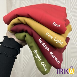 Dubai Cherry Georgette Hijab - Red