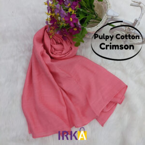 Pulpy Cotton Hijab - Crimson