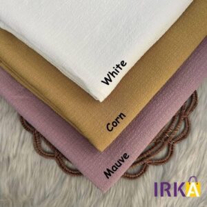 Popcorn Cotton Hijab - White