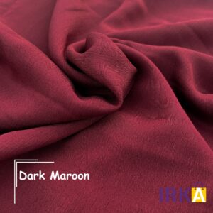 Chinnon Silk Hijab (90*41 inch) - Dark Maroon