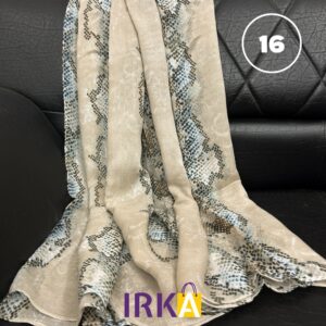 Printed Viscose Cotton Hijab (MR) - 16