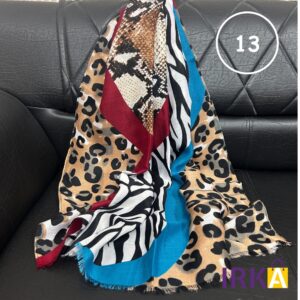 Printed Viscose Cotton Hijab - 13