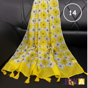 Printed Viscose Cotton Hijab (MR) - 14