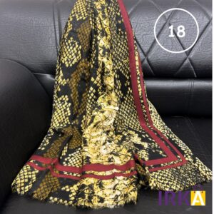 Printed Viscose Cotton Hijab - 18
