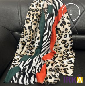 Printed Viscose Cotton Hijab - 1