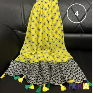 Printed Viscose Cotton Hijab (MR) - 4