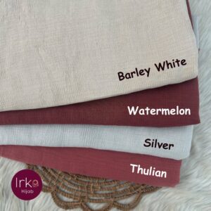 Crinkle Cloud Cotton Hijab - Watermelon