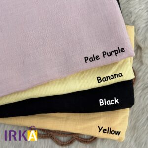 Crinkle Cloud Cotton Hijab - Pale Purple