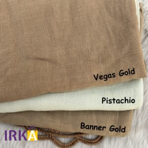 Crinkle Cloud Cotton Hijab - Pistachio