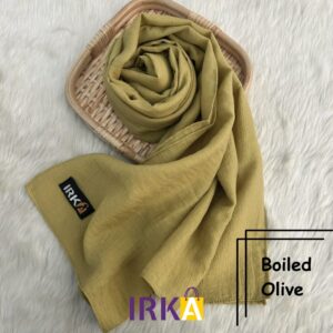 Whisper Woven Cotton Hijab - Boiled Olive