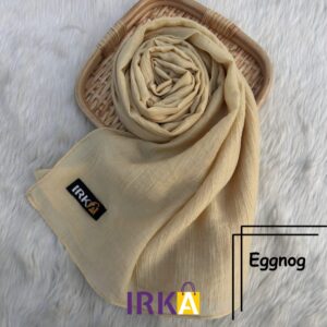 Whisper Woven Cotton Hijab - Eggnog