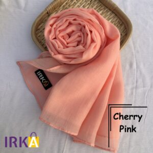 Whisper Woven Cotton Hijab - Cherry Pink