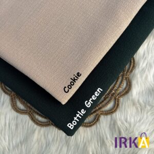 Popcorn Cotton Hijab - Bottle Green