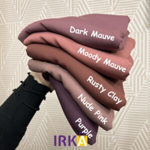 Dubai Cherry Georgette Hijab - Purple