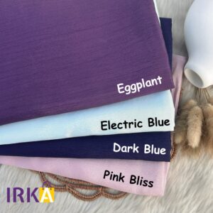 Chinnon Silk Hijab (90*41 inch) - Electric Blue