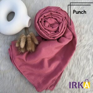 Chinnon Silk Hijab (90*41 inch) - Punch