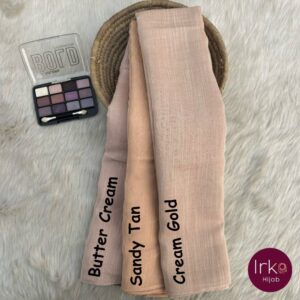 Pulpy Cotton Hijab - Creamy Gold