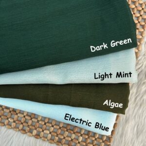 Chinnon Silk Hijab (90*41 inch) - Dark Green