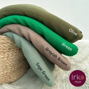 Lavish Cotton Hijab - Sage Green