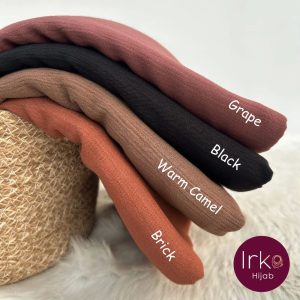 Lavish Cotton Hijab - Warm Camel