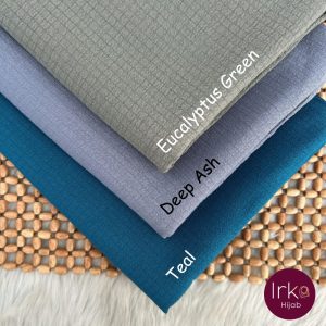 Popcorn Cotton Hijab - Eucalyptus Green