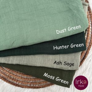 Pulpy Cotton Hijab - Moss Green