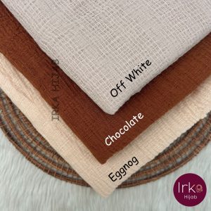 Malaysian Crinkle Cotton Hijab - Chocolate