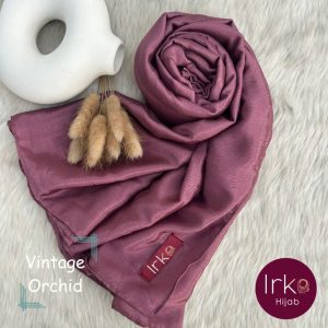Chinnon Silk Hijab (90*41 inch) - Vintage Orchid