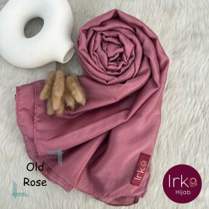Chinnon Silk Hijab (90*41 inch) - Old Rose