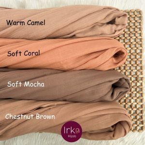 Feather Touch Cotton Hijab - Soft Coral